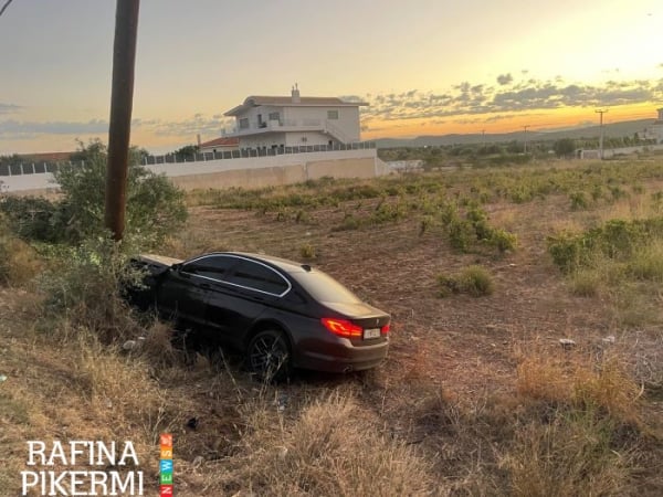 Τροχαίο ατύχημα για τον Ηλία Ψινάκη - Έπεσε σε κολώνα της ΔΕΗ