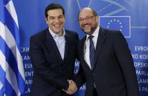 Στήριξη από τον Σουλτς στις θέσεις της ελληνικής κυβέρνησης