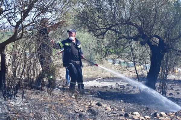 Λάρισα: Μικρής έκτασης πυρκαγιά στο Κόκκινο Νερό