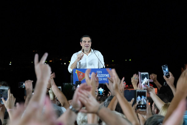 Ο Αλέξης Τσίπρας στο Καψοδάσος Σφακίων (vid)