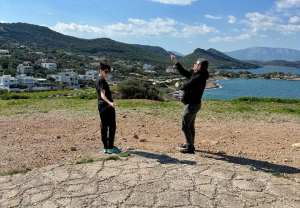 Νίκος Ανδρουλάκης: Πέταξε χαρταετό με τον 13χρονο γιο του, Μαρίνο (Εικόνες)