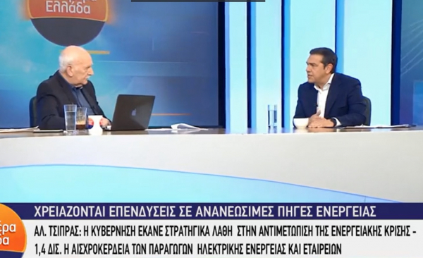 Τσίπρας: Χρειάζεται ένα σχέδιο έκτακτης ανάγκης, να παρέμβει το κράτος ρυθμιστικά στις αγορές