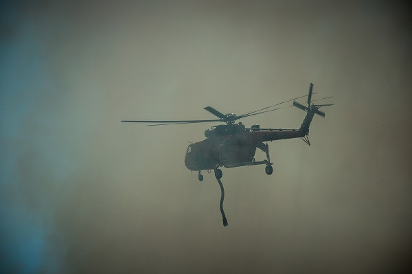 Υπό μερικό έλεγχο η φωτιά στην Κέρκυρα