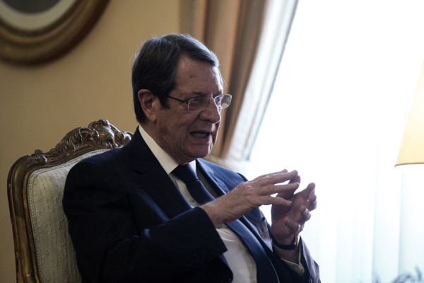 Αναστασιάδης: «Υπάρχει συνεννόηση, συντονισμός και ταύτιση θέσεων με την Ελλάδα»