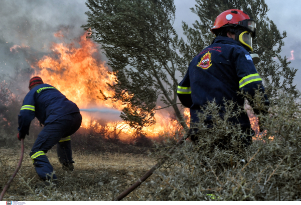 Φωτιά τώρα στο Λημέρι Κορινθίας