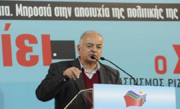 Αντίθετος με τις αλλαγές για τις απεργίες ο βουλευτής του ΣΥΡΙΖΑ Γ. Θεωνάς