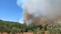 Μεγάλη φωτιά στη Μεγαλόπολη (εικόνες)