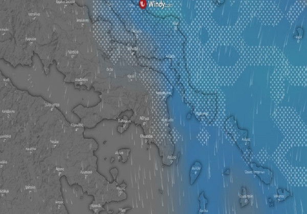 Live τι δείχνει ο δορυφόρος για χιόνια στην Αθήνα, ποιες περιοχές θα «ντυθούν στα λευκά»