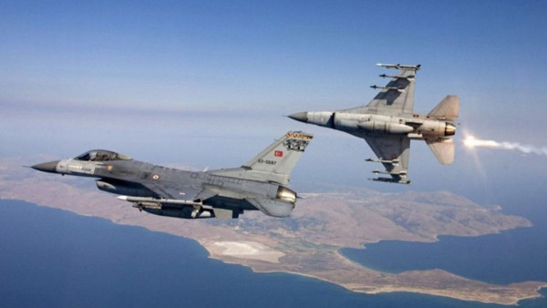 Υπερπτήσεις τουρκικών F-16 πάνω από τις Οινούσσες και την Παναγιά