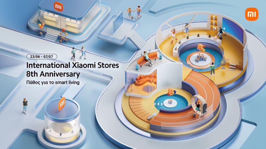 Τα Xiaomi Stores γιορτάζουν 8 χρόνια λειτουργίας παγκοσμίως