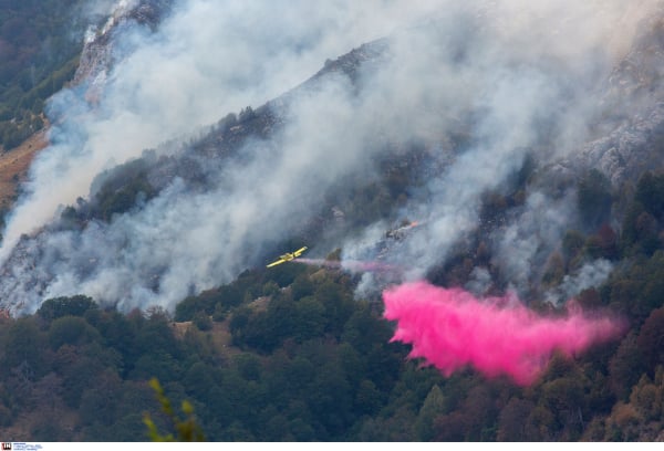 Καίγεται για τέταρτη ημέρα το Παγγαίο Όρος