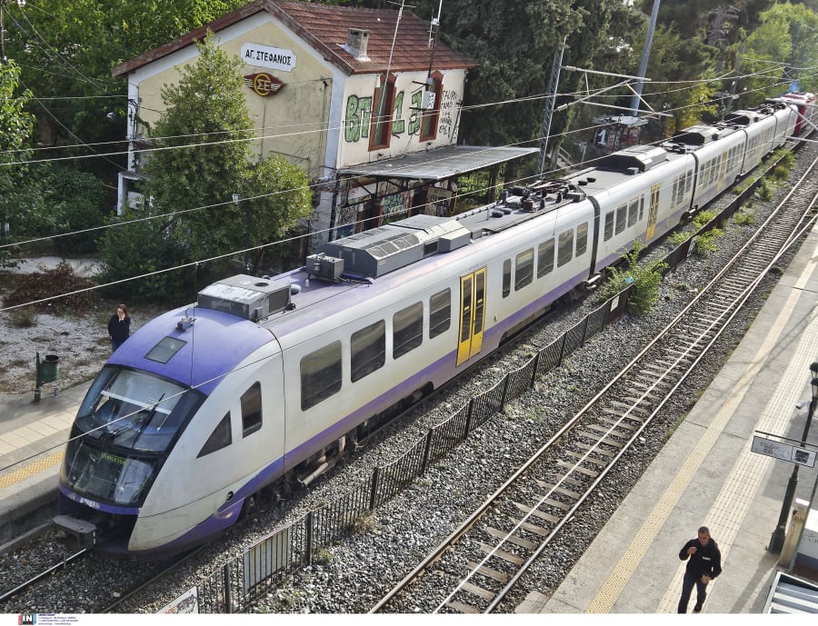 Ακινητοποιήθηκε αμαξοστοιχία της Hellenic Train λόγω φωτιάς