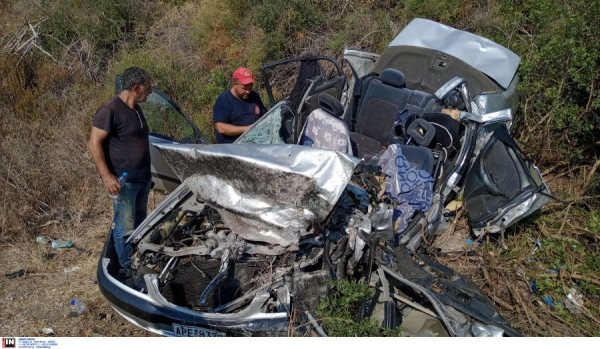 Έλιωσαν οι λαμαρίνες στο τροχαίο στην εθνική Πύργου - Κυπαρισσίας: 4 νεκροί εκ των οποίων 2 μικρά παιδιά