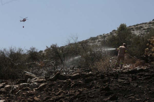 Υπό έλεγχο η φωτιά στην περιοχή Παναρίτι Ξυλοκάστρου