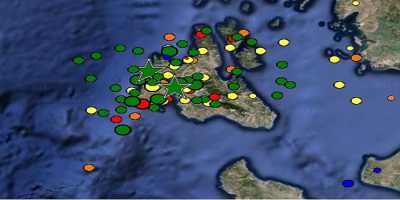 Νέος ισχυρός μετασεισμός στην Κεφαλλονία πριν απο λίγο
