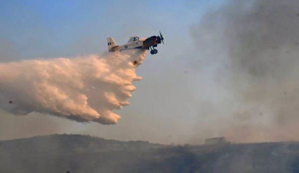 Φωτιά σε δασική έκταση στο Μελιδόνι Φθιώτιδας