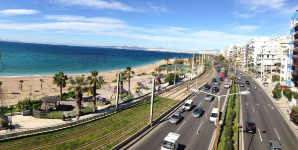 Μέχρι το Πάσχα στην κυκλοφορία η νέα Λεωφόρος Ποσειδώνος στο Φάληρο