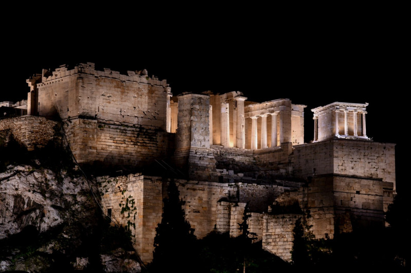 Τρία «Όσκαρ» με δύο υποψηφιότητες για τον φωτισμό της Ακρόπολης