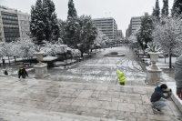 Έρχονται χιόνια μέχρι και στο Σύνταγμα