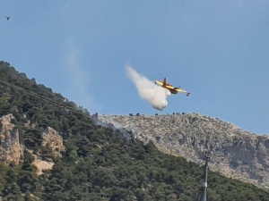 Φωτιά τώρα στην Πάρνηθα - Επιχειρούν 4 αεροσκάφη