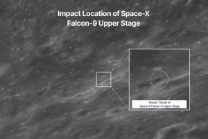 Η στιγμή της πρόσκρουσης του πυραύλου της SpaceX στη Σελήνη (Εικόνες και Βίντεο)