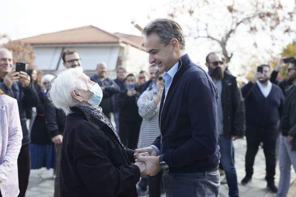 Στην Πιερία ο Μητσοτάκης: Θα συνεχίσουμε να στηρίζουμε αγρότες και κτηνοτρόφους