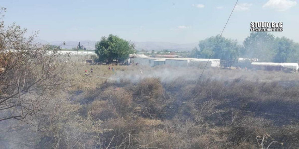 Αργολίδα: Φωτιά τώρα στη Νέα Κίο - Πλησιάζει τους καταυλισμούς των Ρομά