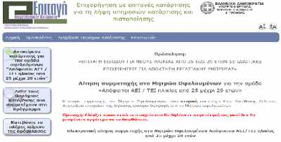 Εως 15/9 οι αιτήσεις 30.000 άνεργων για το voucher