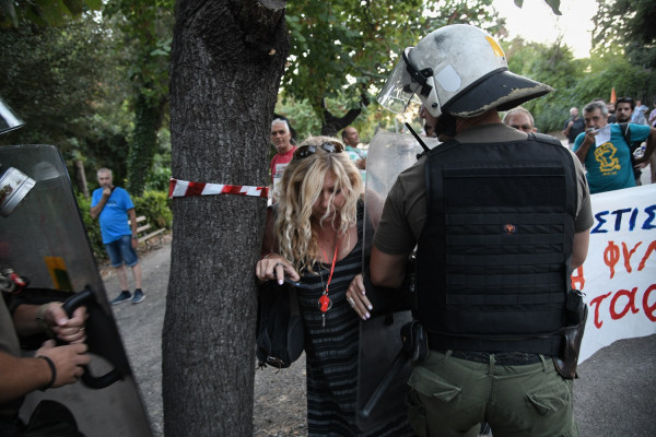 Ζάππειο: Επεισόδια πριν την ορκωμοσία του Πατούλη