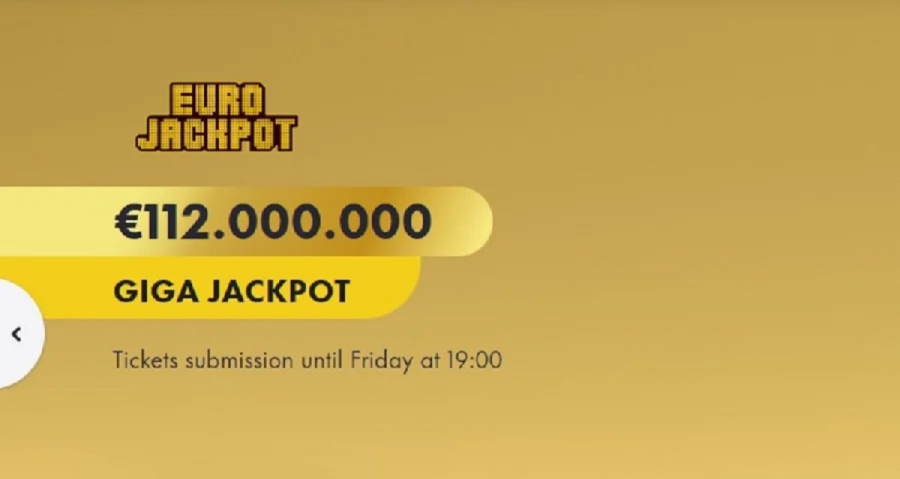 Eurojackpot: Ένας υπερτυχερός πήρε τα 120 εκατ. ευρώ και 2 δελτία κερδίζουν από 7,8 εκατ. ευρώ.