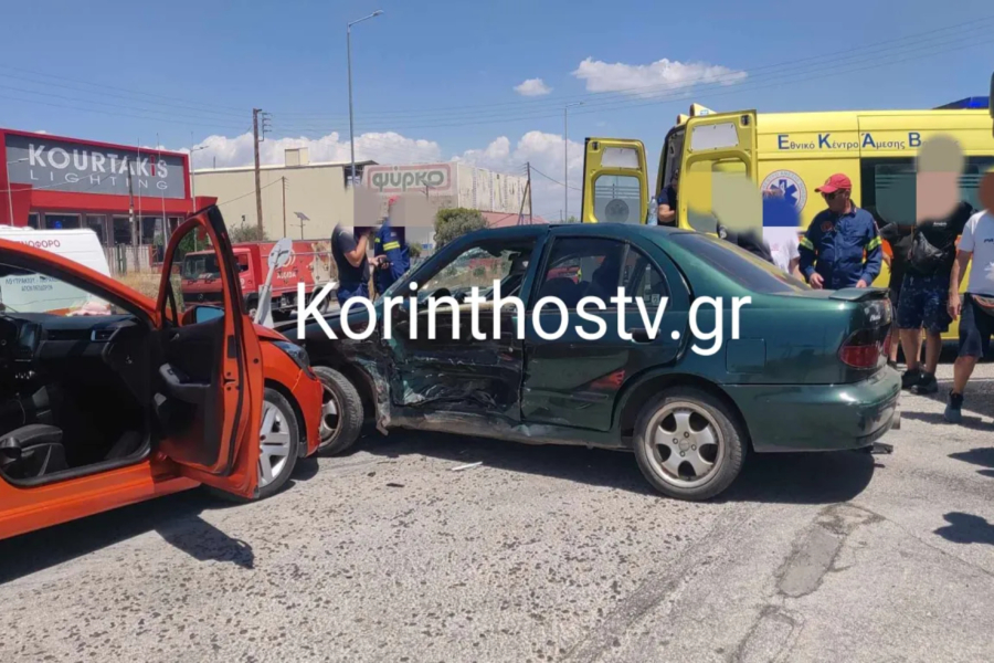 Σοβαρό τροχαίο ατύχημα στην παλιά εθνική Αθηνών Κορίνθου – Τρεις τραυματίες