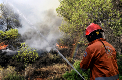 Πολύ υψηλός κίνδυνος πυρκαγιάς σήμερα για οκτώ περιοχές