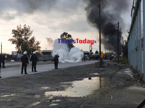 Επεισόδια με χημικά και πέτρες στον οικισμό Αγίας Σοφίας στη Θεσσαλονίκη