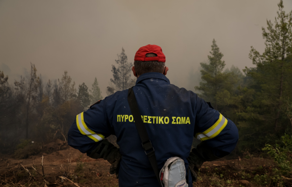 Μεγάλη φωτιά στη Μεταξάδα Μεσσηνίας