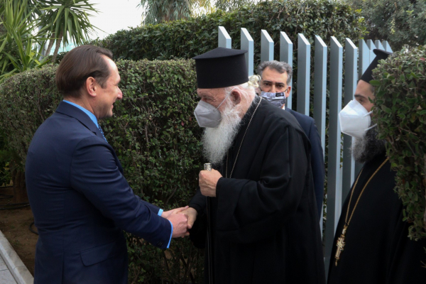 Τον Πρέσβη της Ουκρανίας, επισκέφθηκε ο Αρχιεπίσκοπος Ιερώνυμος