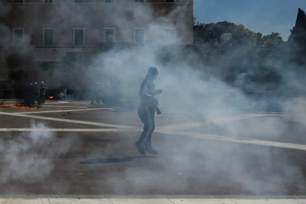 Δύο συλλήψεις για επεισόδια στο πανεκπαιδευτικό συλλαλητήριο