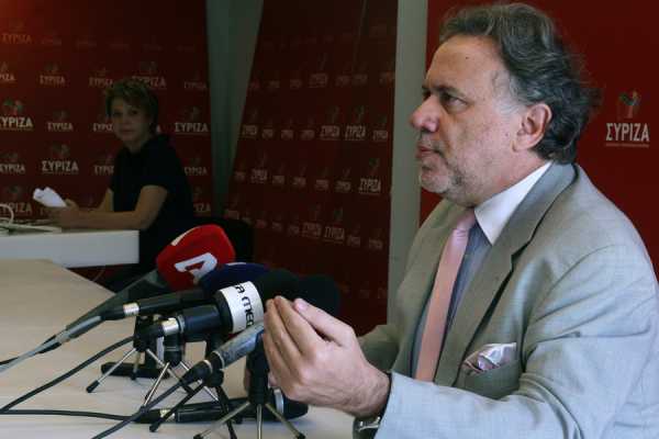 Γ. Κατρούγκαλος: «Εθνικά καταστροφική συνεργασία με ΝΔ»