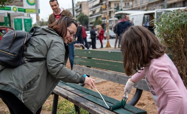 Το ντεσεβό που έγινε «κήπος» στον Δήμο Νίκαιας - Υπερήφανος ο Γιώργος Ιωακειμίδης (φωτο)