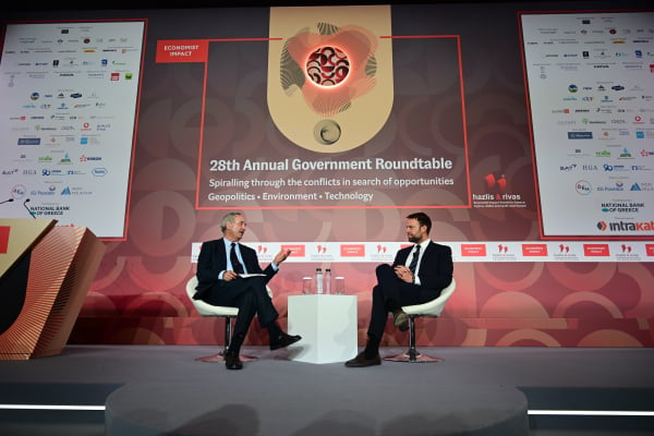 Live ο Στέφανος Κασσελάκης στο συνέδριο του Economist