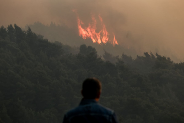 Δεύτερη νύχτα κόλασης στο Σχίνο - Οι άνεμοι φουντώνουν τις φλόγες - Εκκενώθηκαν οικισμοί (εικόνες, βίντεο)