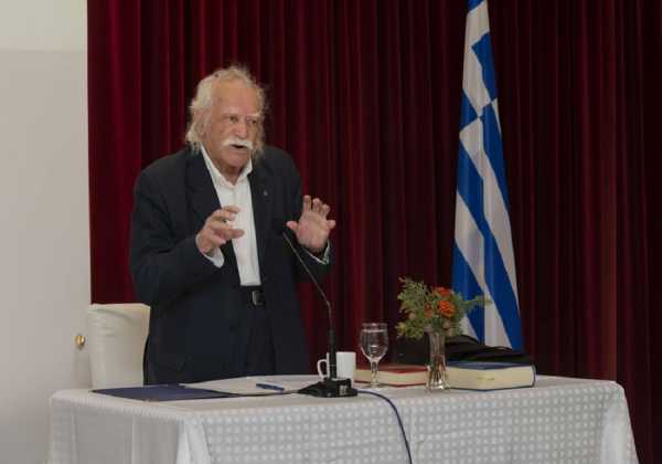 Διάλεξη του Μ. Γλέζου για την προσφορά των Σωμάτων Ασφαλείας κατά του ναζισμού