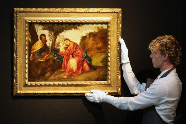 Πίνακας του Τιτσιάνο που βρέθηκε σε πλαστική σακούλα πουλήθηκε σε τιμή ρεκόρ